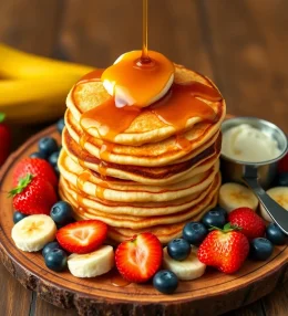 Healthy Banana Pancakes