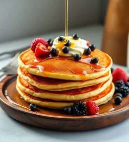 Fluffy Pancakes Without Vanilla Extract